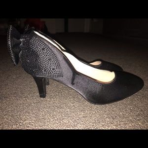Black Angel Step Heels